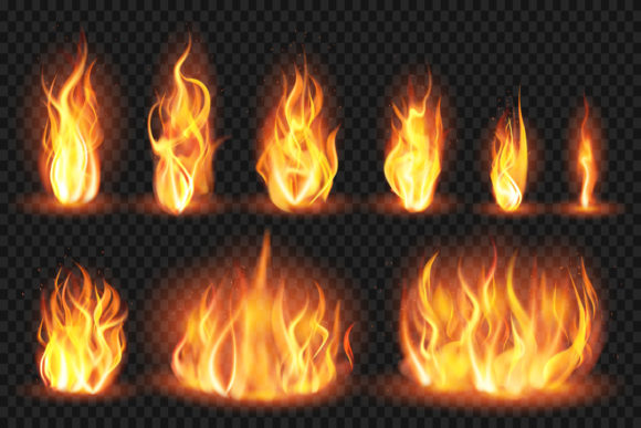 Download Realistic Flames Set - Realistic Collection