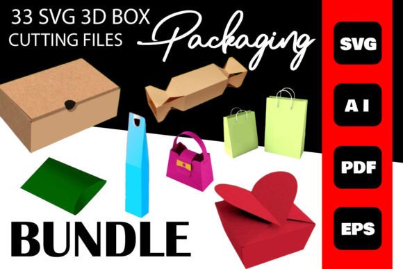 Download Versatile SVG Bundle Packaging Templates - Versatile Collection