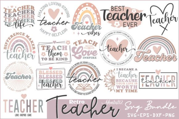 Download Retro Teacher SVG Bundle. - Retro teacher svg bundle Collection