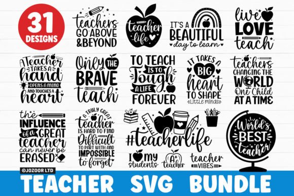 Download Teacher Back to School SVG Bundle - Back to school svg Collection