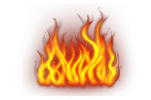 Download Realistic Burning Fire Flames PSD - Realistic Collection