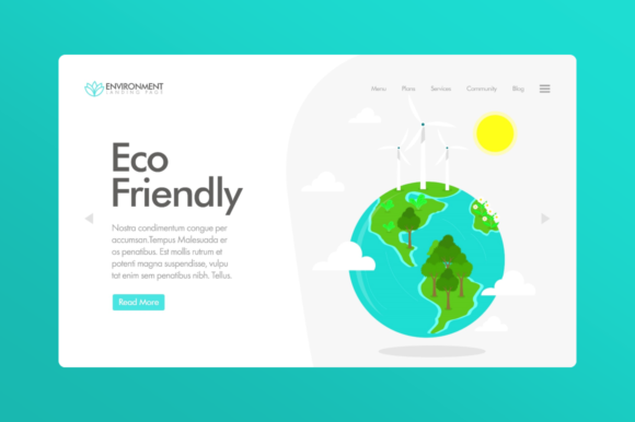 Download Website Illustration - Eco Friendly - Eco friendly Collection