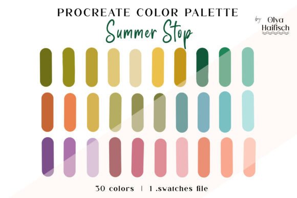 Download Versatile Bright Procreate Color Palette - Versatile Collection