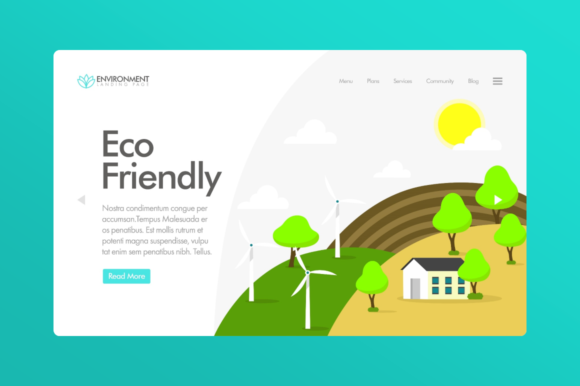 Download Website Illustration - Eco Friendly - Eco friendly Collection