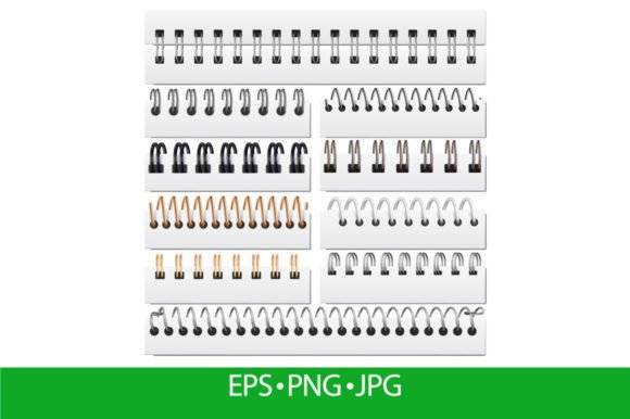 Download Realistic Silver Iron Notebook Binding - Realistic Collection